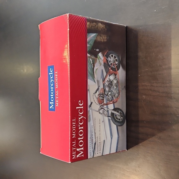 Metal Model Motorcycle, Stars & Stripes - Picture 3 of 17